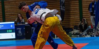 Linus Harsch (links) punktete in Grafing für den VfL Sindelfingen.